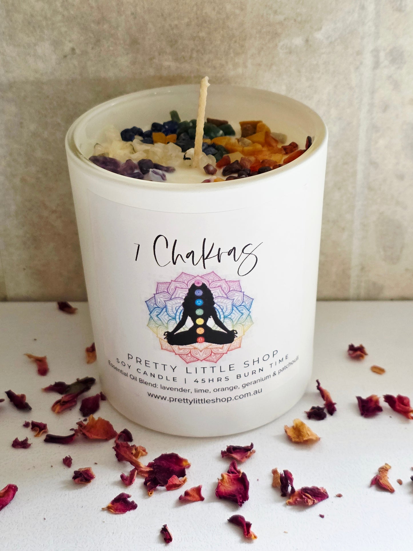 7 CHAKRAS SOY CANDLE